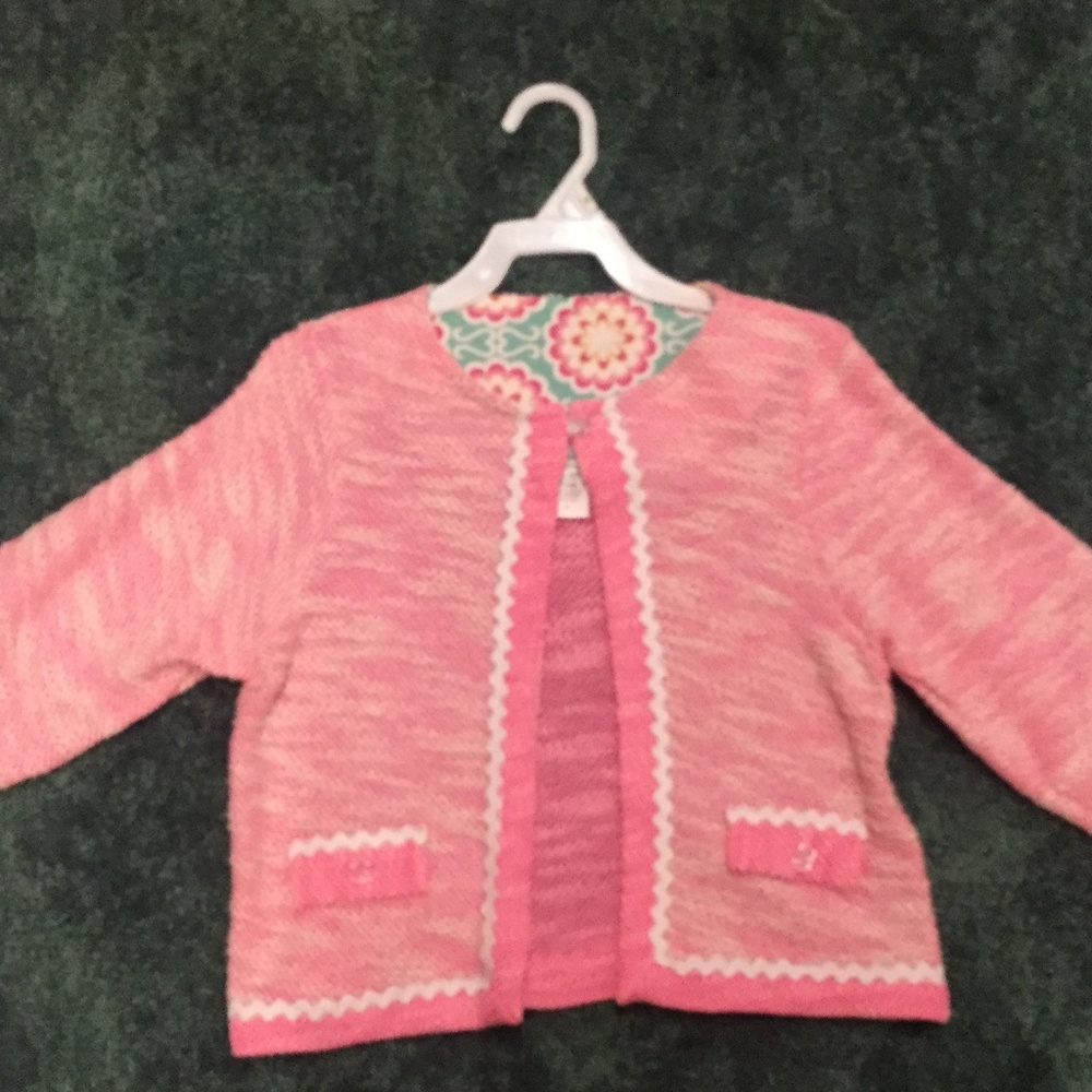 NEW - Girls Open Front Sweater